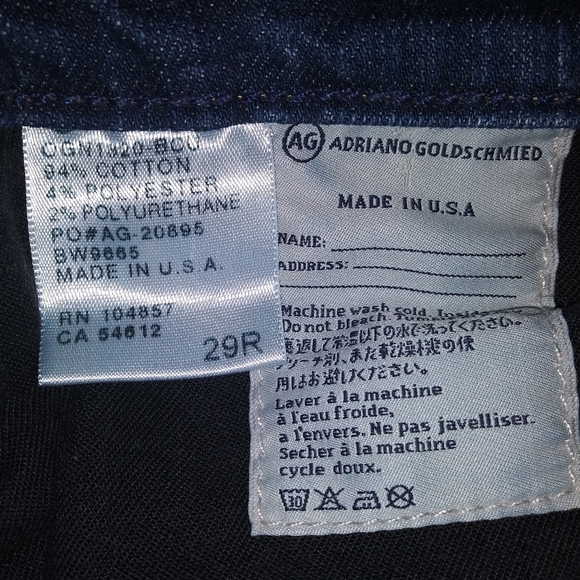 Adriano Goldschmied  Tomboy Crop Jeans Sz 29R - Picture 4 of 6